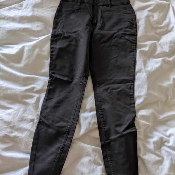 NWT Gap gray stretch skinny pants - Picture 3 of 6